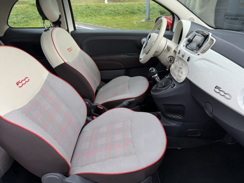 FIAT 500 1.2 69cv Lounge Toit Panoramique / Clim 