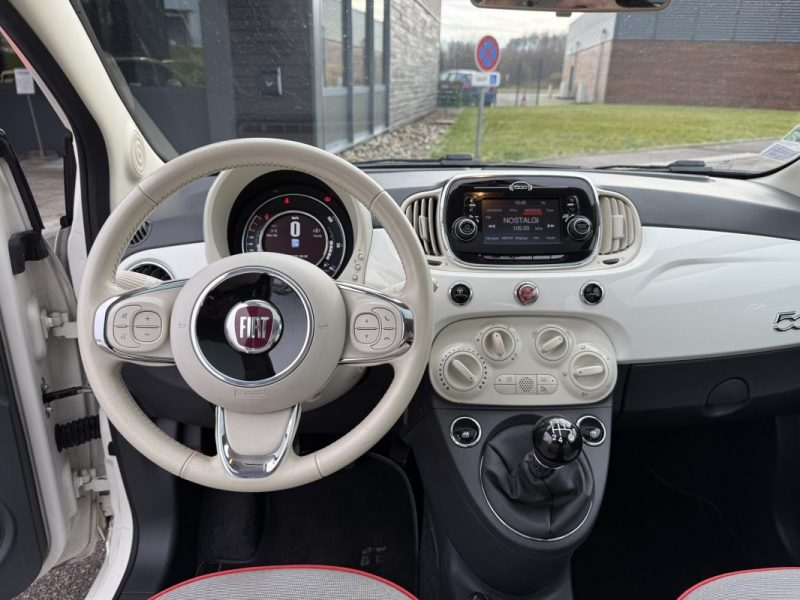 FIAT 500 1.2 69cv Lounge Toit Panoramique / Clim 
