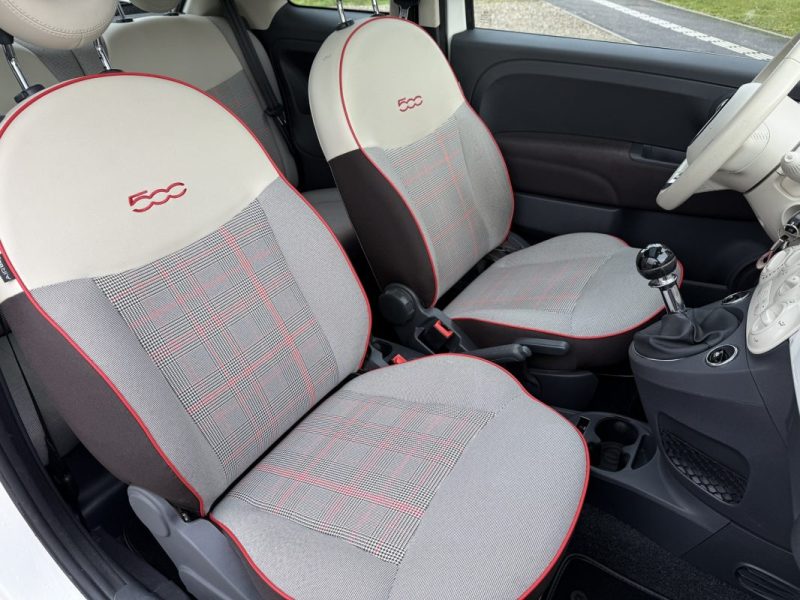 FIAT 500 1.2 69cv Lounge Toit Panoramique / Clim 