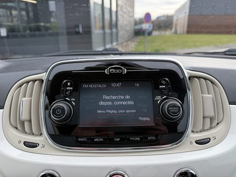 FIAT 500 1.2 69cv Lounge Toit Panoramique / Clim 