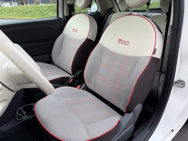 FIAT 500 1.2 69cv Lounge Toit Panoramique / Clim 