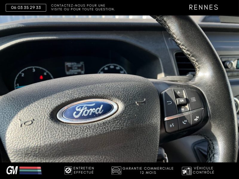 FORD Transit Custom L1H1 2.0 130ch / Bluetooth / Régulateur / TVA récupérable / 1ère main 
