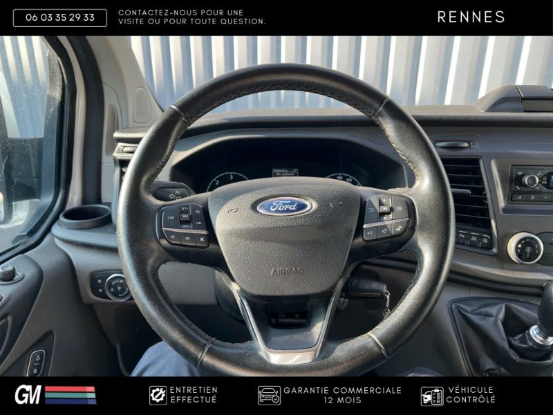 FORD Transit Custom L1H1 2.0 130ch / Bluetooth / Régulateur / TVA récupérable / 1ère main 