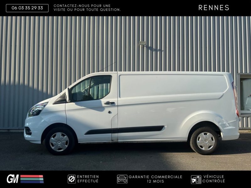 FORD Transit Custom L1H1 2.0 130ch / Bluetooth / Régulateur / TVA récupérable / 1ère main 