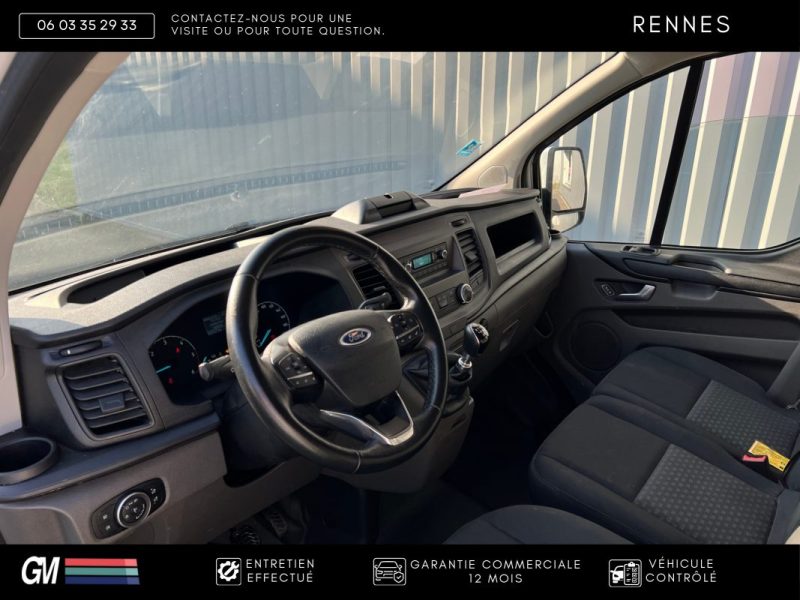 FORD Transit Custom L1H1 2.0 130ch / Bluetooth / Régulateur / TVA récupérable / 1ère main 