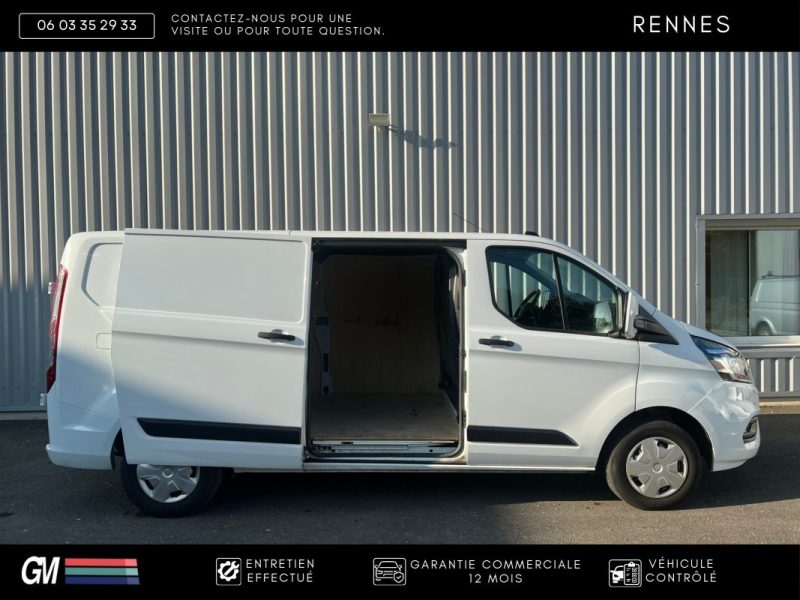 FORD Transit Custom L1H1 2.0 130ch / Bluetooth / Régulateur / TVA récupérable / 1ère main 