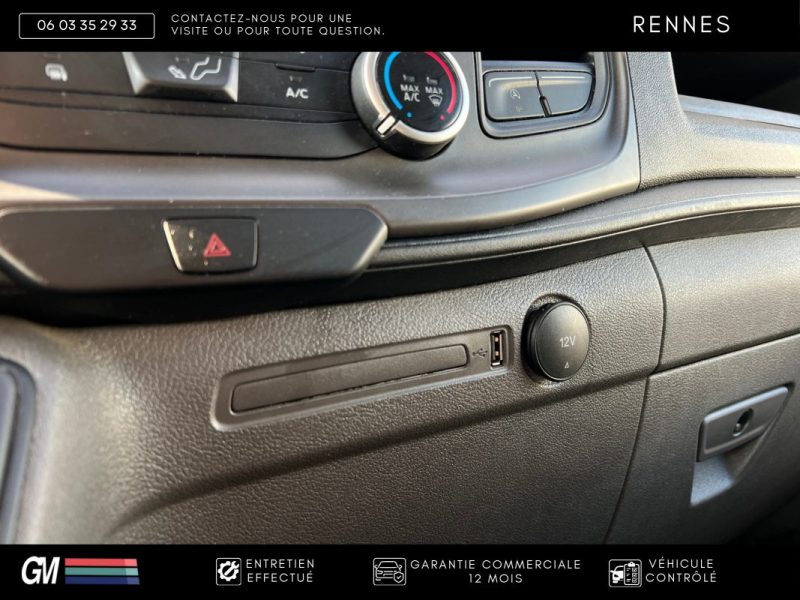 FORD Transit Custom L1H1 2.0 130ch / Bluetooth / Régulateur / TVA récupérable / 1ère main 