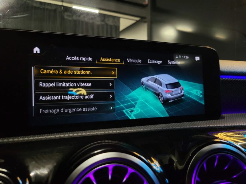 MERCEDES CLASSE A 180 136 PROGRESSIVE LINE SEMI-CUIR / CAMERA / CARPLAY / PACK LUMIERES D'AMBIANCES