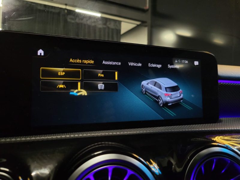 MERCEDES CLASSE A 180 136 PROGRESSIVE LINE SEMI-CUIR / CAMERA / CARPLAY / PACK LUMIERES D'AMBIANCES