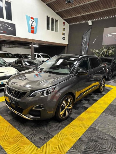 MAGNIFIQUE PEUGEOT 3008 GT LINE 1.6 180 CH (SUIVI D’ENTRETIEN PEUGEOT, SONO FOCAL, TOIT OUVRANT,