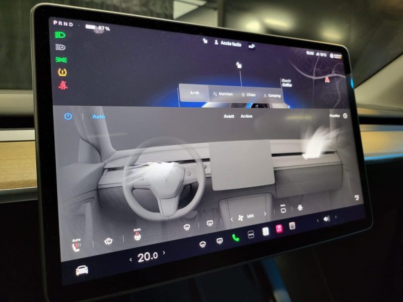 TESLA MODEL Y  PROPULSION 300CV / 1ERE MAIN / USB & USB C / VOLANT CHAUFFANT 2023