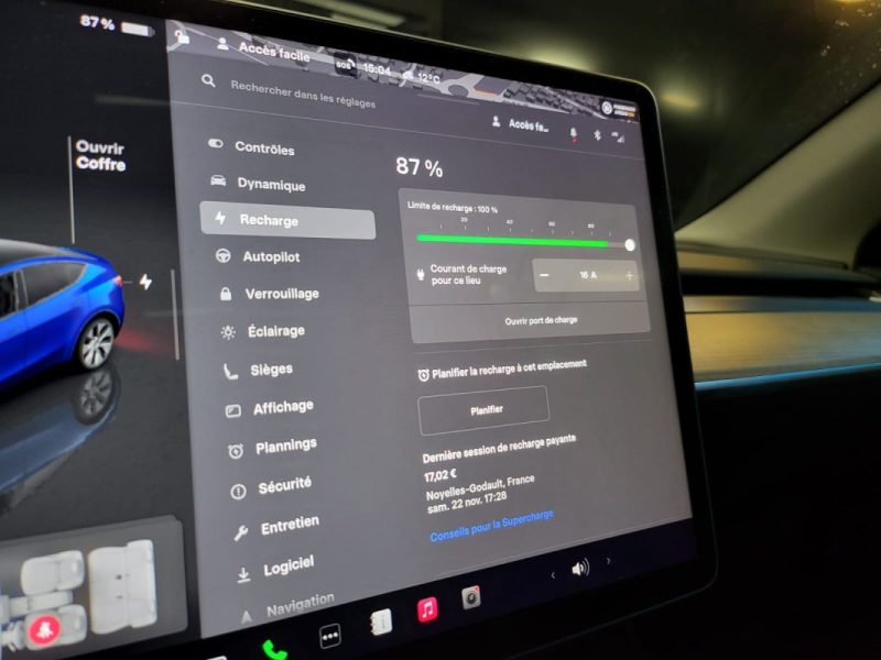 TESLA MODEL Y LONG RANGE AWD PROPULSION 300CV / 1ERE MAIN / USB & USB C / VOLANT CHAUFFANT 2023