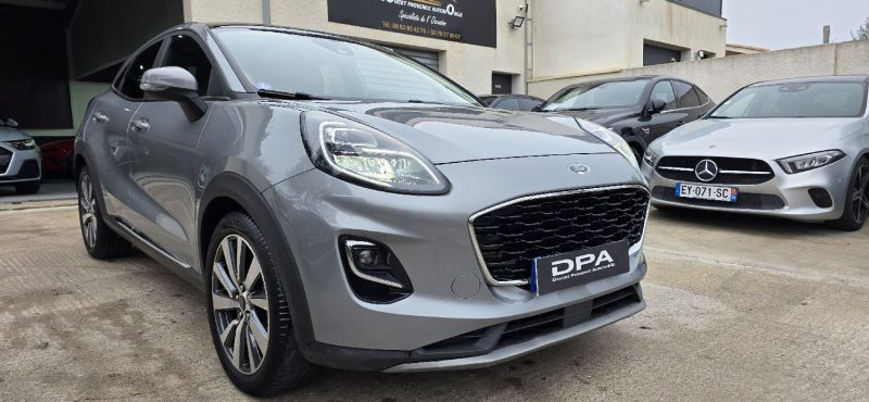 FORD PUMA 1.0 FLEXIFUEL 125CH MHEV  TITANIUM / TOIT OUVRANT / ATTELAGE / 1er Main