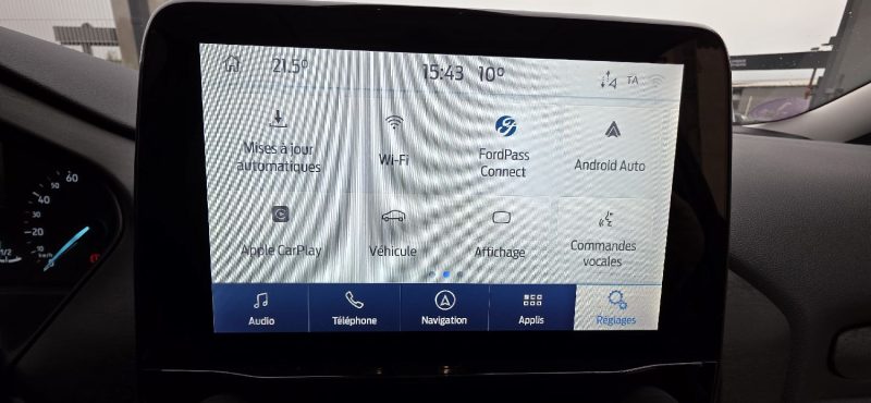 FORD PUMA 1.0 FLEXIFUEL 125CH MHEV  TITANIUM / TOIT OUVRANT / ATTELAGE / 1er Main