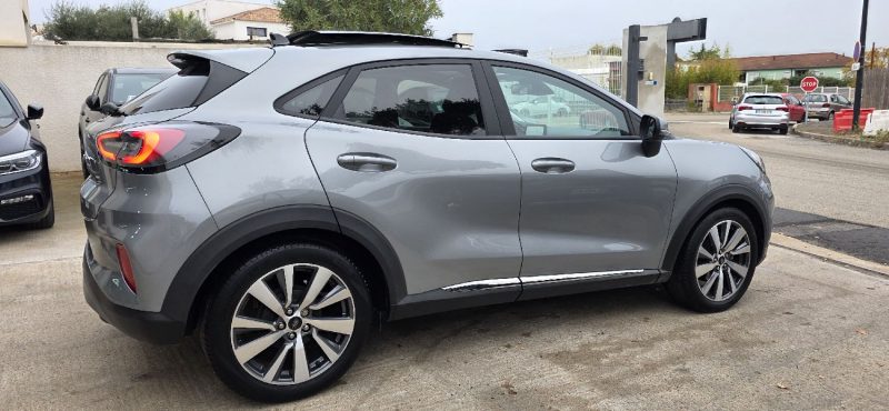 FORD PUMA 1.0 FLEXIFUEL 125CH MHEV  TITANIUM / TOIT OUVRANT / ATTELAGE / 1er Main