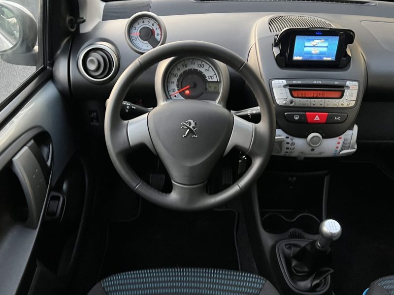 PEUGEOT 107 PHASE 2 NAVTEQ ON BOARD 1.0 68 Cv 1ERE MAIN 411 Kms REELS GPS BLUETOOTH - GARANTIE 1 AN