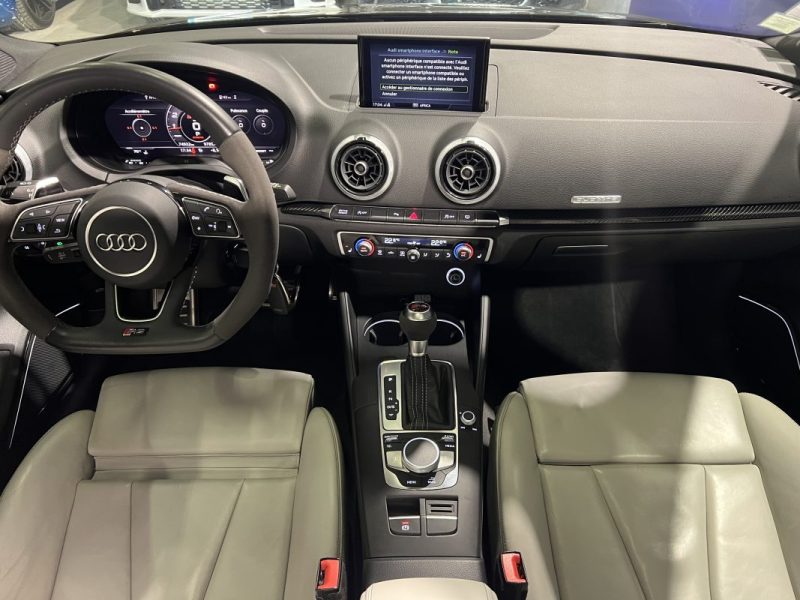 AUDI RS3  SPORTBACK 2.5 TFSI 400 S TRONIC 7 QUATTRO / TOIT OUVRANT / ENTRETIEN COMPLET AUDI 