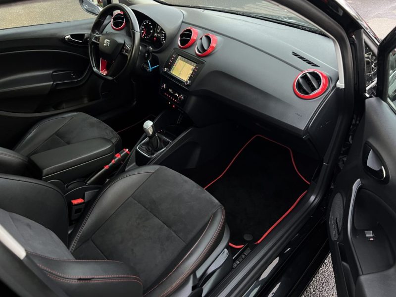 SEAT IBIZA 4 IV PHASE 2 FR SC 1.2 TSI 110 Cv APPLE & ANDROID FEUX LEDS ECRAN TACTILE - GARANTIE 1 AN