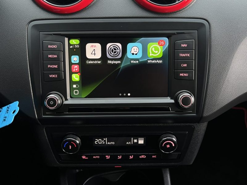 SEAT IBIZA 4 IV PHASE 2 FR SC 1.2 TSI 110 Cv APPLE & ANDROID FEUX LEDS ECRAN TACTILE - GARANTIE 1 AN