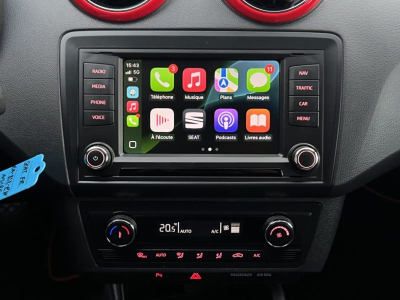SEAT IBIZA 4 IV PHASE 2 FR SC 1.2 TSI 110 Cv APPLE & ANDROID FEUX LEDS ECRAN TACTILE - GARANTIE 1 AN