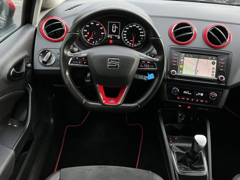 SEAT IBIZA 4 IV PHASE 2 FR SC 1.2 TSI 110 Cv APPLE & ANDROID FEUX LEDS ECRAN TACTILE - GARANTIE 1 AN