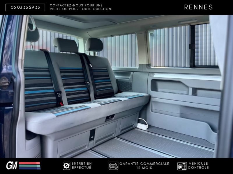 VW Transporter T5 California Beach / 5 places / Clim / 2.0 TDI / Garantie 12 mois