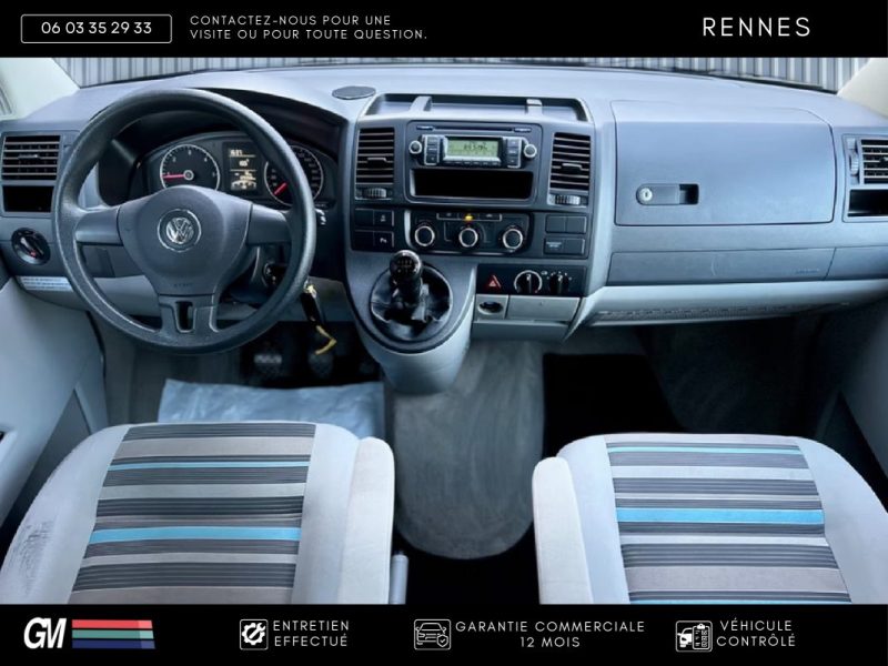 VW Transporter T5 California Beach / 5 places / Clim / 2.0 TDI / Garantie 12 mois