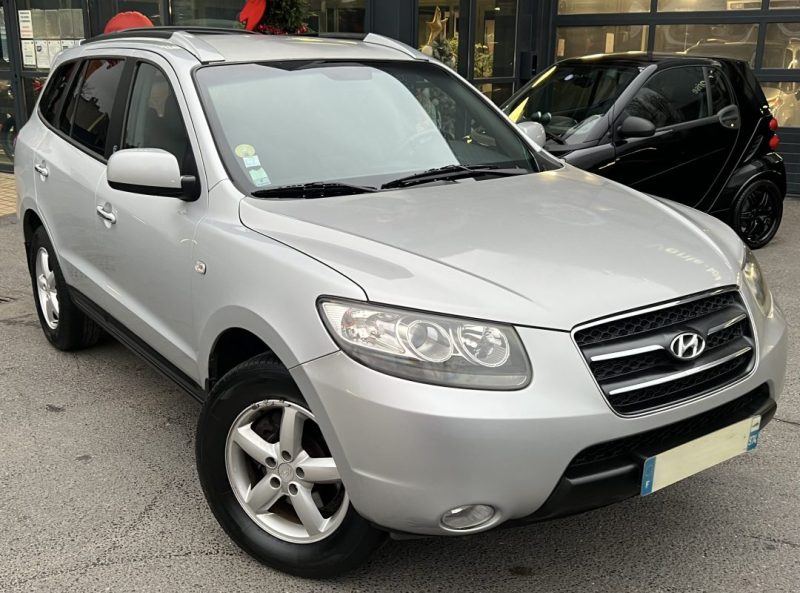 HYUNDAI SANTA FE II 2.2 CRDI 155 Cv 2WD 1ERE MAIN / INTERIEUR CUIR 50 100 Kms - GARANTIE 1 AN
