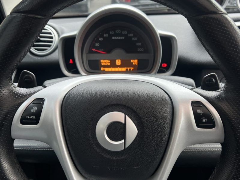 SMART FORTWO COUPE II PHASE 2 BRABUS 1.2 TURBO 102 Cv - PROBLEME POMMEAU VITESSE / 35 600 Kms