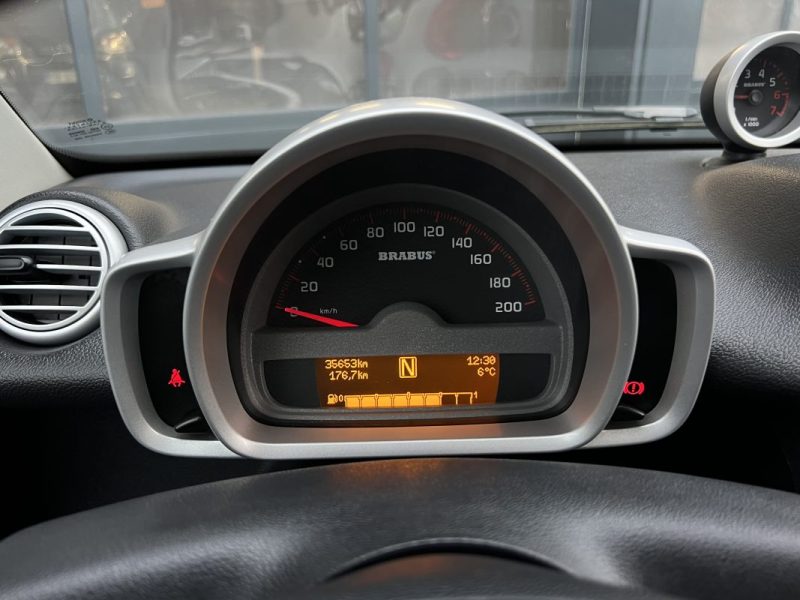 SMART FORTWO COUPE II PHASE 2 BRABUS 1.2 TURBO 102 Cv - PROBLEME POMMEAU VITESSE / 35 600 Kms