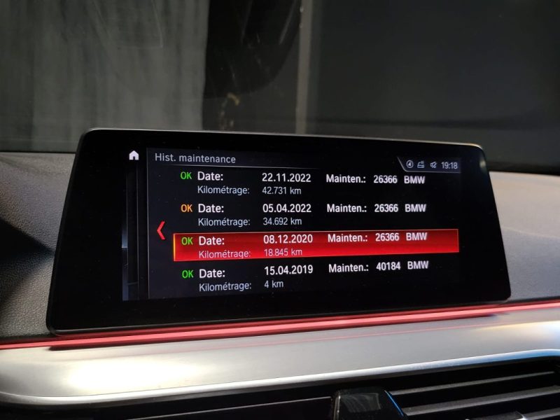 BMW SERIE 5 520i G30 184CV M SPORT STAGE 1 SHIFTECH TOIT OUVRANT / 360° / CARPLAY SUIVI BMW