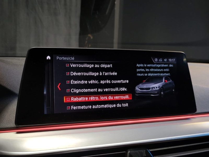 BMW SERIE 5 520i G30 184CV M SPORT STAGE 1 SHIFTECH TOIT OUVRANT / 360° / CARPLAY SUIVI BMW