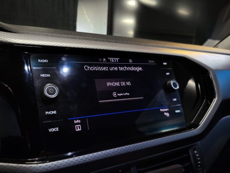 VOLKSWAGEN T-CROSS 1.0 TSI 110cv ACTIVE DSG7 ANGLES MORT / CAMERA / CARPLAY / KEYLESS