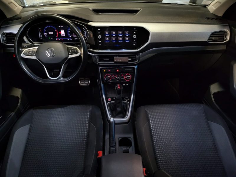 VOLKSWAGEN T-CROSS 1.0 TSI 110cv ACTIVE DSG7 ANGLES MORT / CAMERA / CARPLAY / KEYLESS
