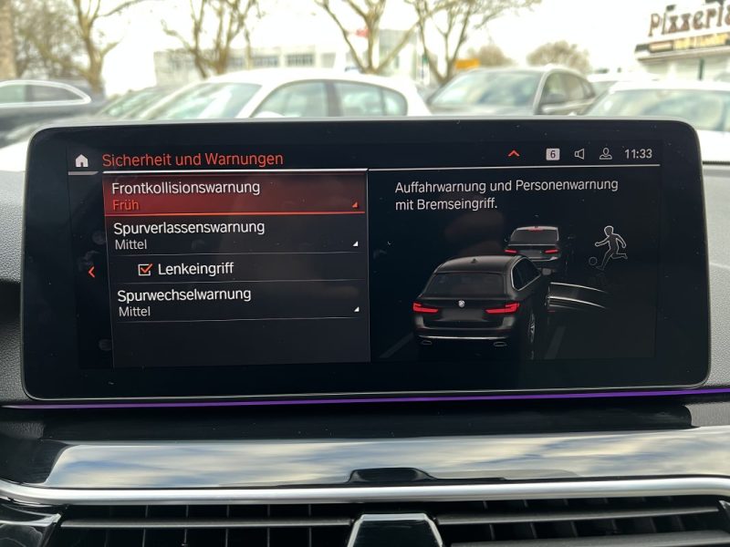 BMW SERIE 5 G31 TOURING 520D Model 2021 190 LUXURY BVA8*LIVE COCKPIT*CAMERA*CUIR* 