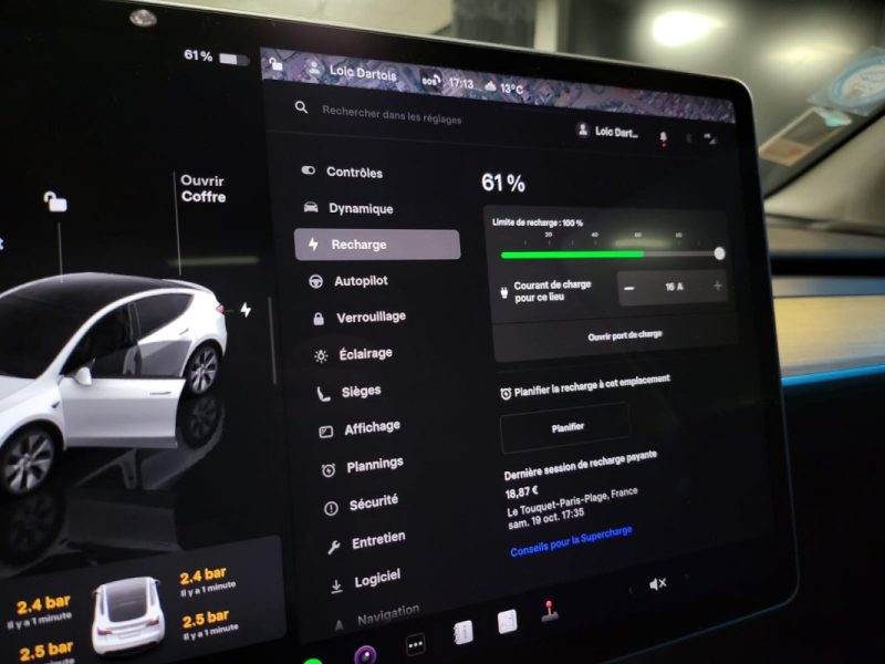 TESLA MODEL Y STANDARD RANGE PROPULSION 60KWH 299CV RWD / ATTELAGE + AUTOPILOT + TOIT PANORAMIQUE /