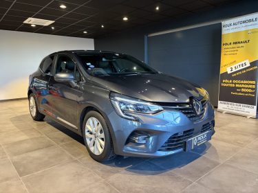 RENAULT CLIO 5 1.0 TCE 100 INTENS - SUIVI COMPLET - 4 ROUES NEIGE - CAMERA - MAINS LIBRES - FULL LED  2020