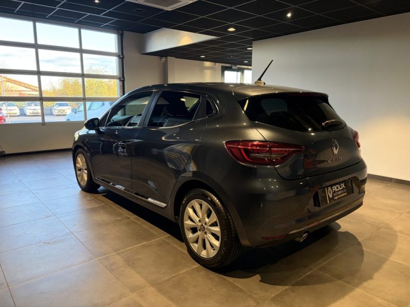 RENAULT CLIO 5 1.0 TCE 100 INTENS - SUIVI COMPLET - 4 ROUES NEIGE - CAMERA - MAINS LIBRES - FULL LED  2020