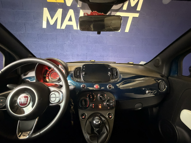 FIAT 500 DOLCE VITA - PHASE 2 - 1.0i HYBRID ESSENCE - 71ch - toit panoramique - 2021 - 57 000 KM 