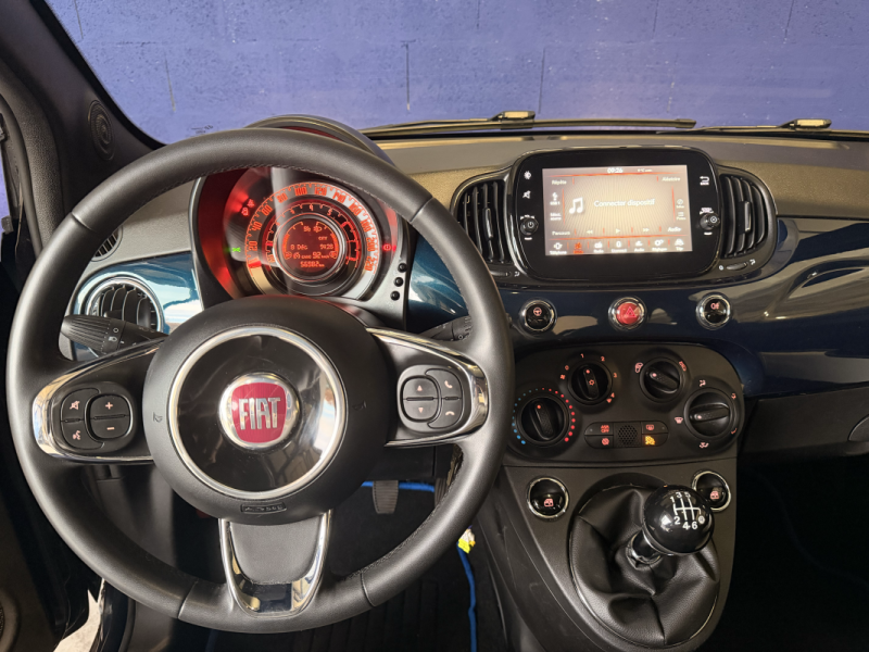 FIAT 500 DOLCE VITA - PHASE 2 - 1.0i HYBRID ESSENCE - 71ch - toit panoramique - 2021 - 57 000 KM 