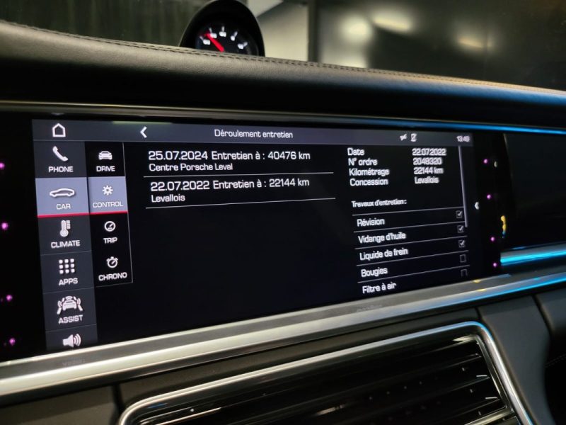 PORSCHE PANAMERA  4S 2.9 V6 440cv / TOIT OUVRANT + PACK CHRONO + TABLETTES AR + CAMERA 360 /