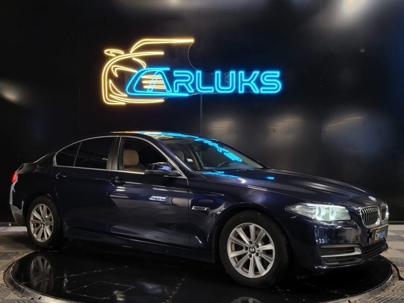 BMW SERIE 5 530D 3.0 258 ch LUXURY 258CV BVA / SIEGES CUIR ELECTRIQUE + APPLE CARPLAY / 