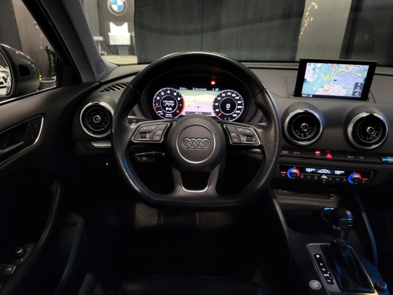 AUDI A3 SPORTBACK 35 TFSI 150CH S TRONIC 7 DESIGN LUXE / TOIT OUVRANT + SIEGES CHAUFFANT + VOLANT MEPLAT /