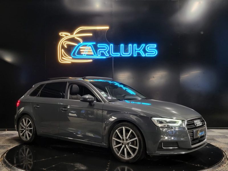 AUDI A3 SPORTBACK 35 TFSI 150CH S TRONIC 7 DESIGN LUXE / TOIT OUVRANT + SIEGES CHAUFFANT + VOLANT MEPLAT /