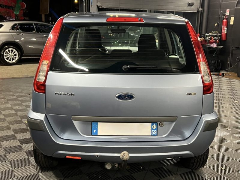 FORD FUSION 1.4 TDCI 68 Cv 5 PORTES / CLIM BLUETOOTH ATTELAGE - PAIEMENT EN 4 FOIS PAR CB POSSIBLE