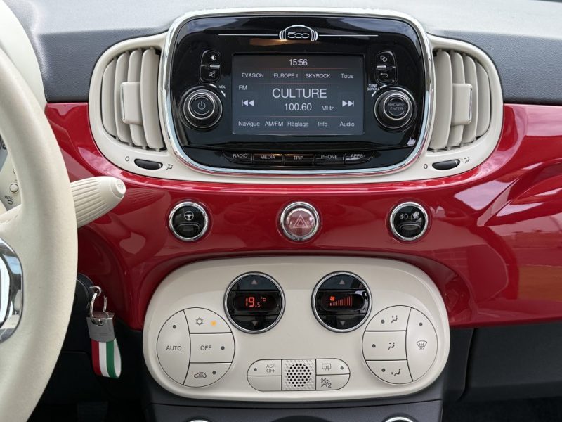 FIAT 500 1.2  69 CV PACK LOUNGE / TOIT PANO / GARANTIE 6 MOIS 