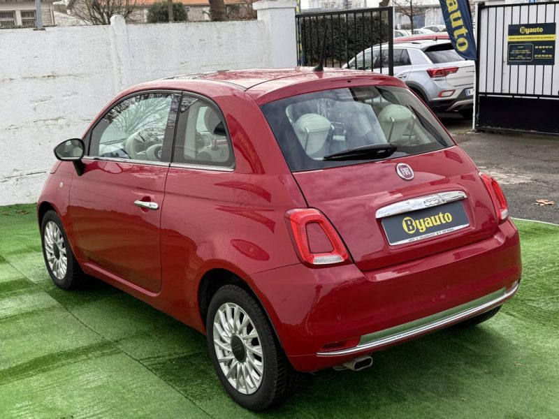 FIAT 500 1.2  69 CV PACK LOUNGE / TOIT PANO / GARANTIE 6 MOIS 