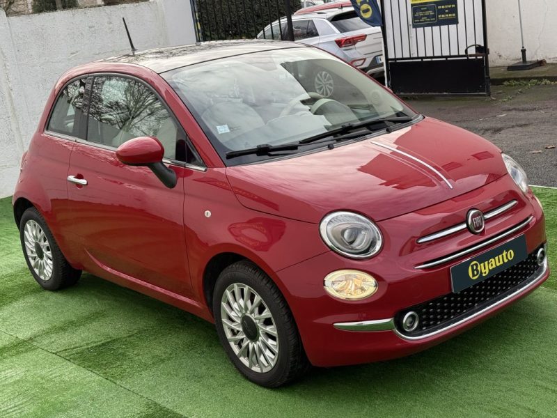 FIAT 500 1.2  69 CV PACK LOUNGE / TOIT PANO / GARANTIE 6 MOIS 