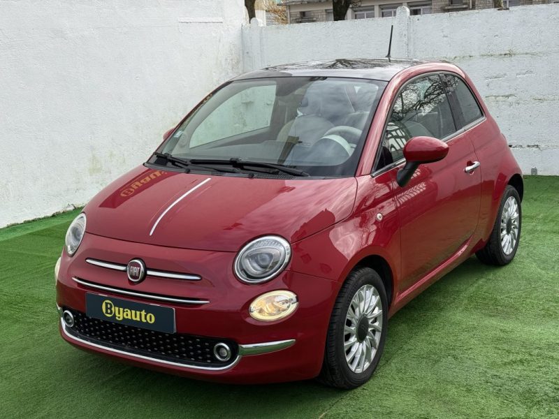 FIAT 500 1.2  69 CV PACK LOUNGE / TOIT PANO / GARANTIE 6 MOIS 
