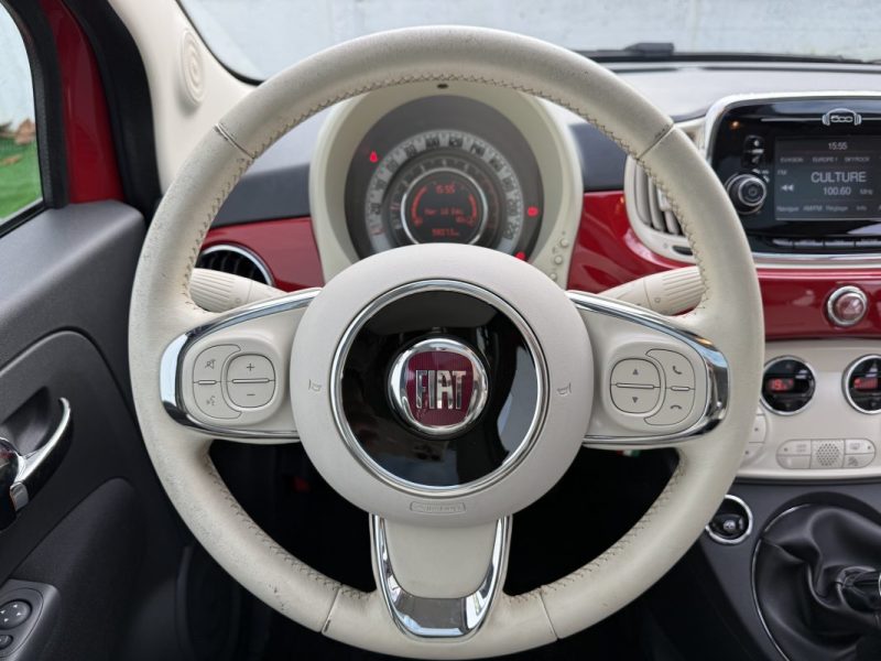 FIAT 500 1.2  69 CV PACK LOUNGE / TOIT PANO / GARANTIE 6 MOIS 
